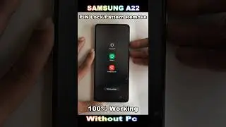 Finally Without Pc 🔥 2024 || Samsung Galaxy A22 - Bypass Screen Lock 🔓 Pin Lock/pattern Lock Remove