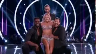 Witney Carson, Keo Motsepe, Gleb Savchenko & Artem Chigvintsev   Cha Cha