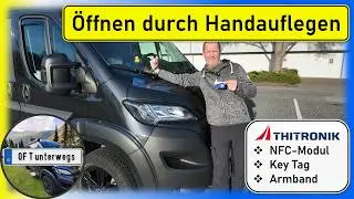 &Ouml;ffnen durch Handauflegen! Thitronik NFC-Modul als Erg&auml;nzung im Campervan Wohnmobil Kastenwagen