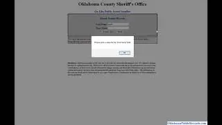 Free Criminal Background Check In Oklahoma (Online Arrest and Criminal Records Search Guide).
