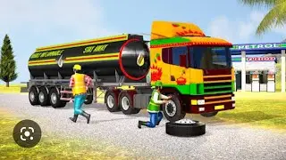 Oil tanker truck driving game offroad 3d |