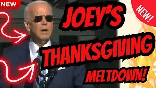 OMG! Joe Biden's FALLS APART In his THANKSGIVING MESSAGE!