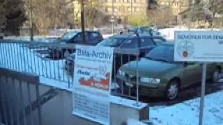 Weg zum Bata-Archiv in M&ouml;hlin