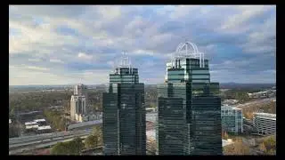 drone footage from January  2021