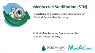 Critical Manufacturing Processes Series - Sterilization