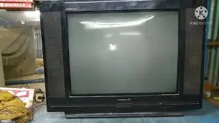 Videocon 21 inch ultra slim CRT TV, no display, power indicator ok, sound ok,
