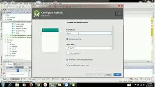 How to create activity in android studio
