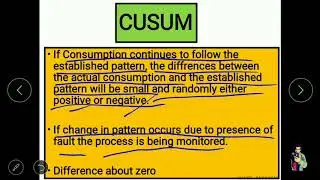 CUSUM | CUMULATIVE SUM OF DIFFRENCE