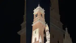Traditional ringing of the big bell at midnight for the entrance into Lent