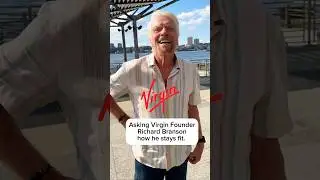 Asking Virgin founder Richard Branson how he stays fit. #billionaire #workout #motivation #interview