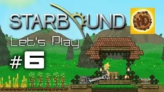 Starbound Let's Play Part 6: Diamonds, Steel & Erchius! (Bonus Happy)