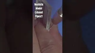 How To Drill Holes For Exhaust Pipes on Plastic Model Airplanes