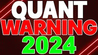 QNT WARNING BEFORE THIS HAPPENS - QUANT 2024 LATEST NEWS PRICE PREDICTION