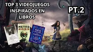 VIDEOJUEGOS que se INSPIRARON de LIBROS PT. 2📖🎮 #nuevo 
