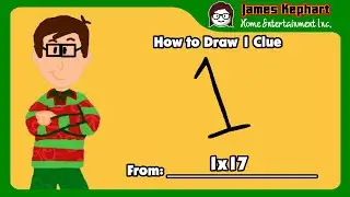 James' One Clue Series - How to Draw the Number One (1x17 Version)