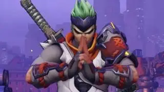 Overwatch Full Skin Preview - Young Genji Skin
