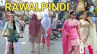 🇵🇰THE MOST POPULAR BAZAAR IN RAWALPINDI WALKING TOUR 4K 2024
