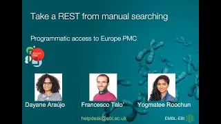 Europe PMC Programmatic access webinar