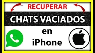 Como RECUPERAR chats VACIADOS de WhatsApp en iPhone