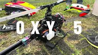 遙控直升機油機煙硝味紀錄_RC heli nitro style @福德飛行場