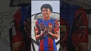This wooden puzzle hides a rising football star!