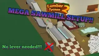 Building the Mega Auto-Unloader and Wood Size Sorter | Roblox 🌳 Lumber Tycoon 2