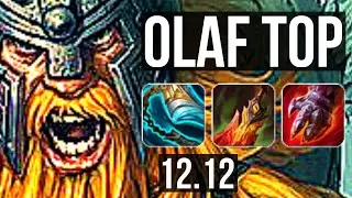 OLAF vs GRAGAS (TOP) | Quadra, 1.8M mastery, 6 solo kills, 600+ games | KR Grandmaster | 12.12