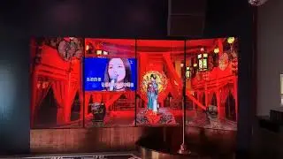 85 inch 1 x 4 stacking LCD Video Wall for nightclub