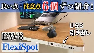 【FlexiSpot EW8】実際に使ってみて良かった点や注意点