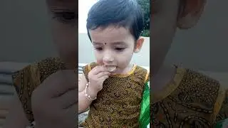Baby eating chips.# Baby study and baby fun #cutebaby