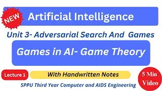sppu ai unit 3 Game Theory