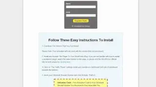 The Traffic Player - How To Install WP Edition
