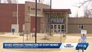 Atlantic school board terminates staff member amid investigation