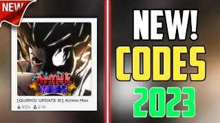 NEW* ANIME MAX SIMULATOR WORKING CODES FOR NOVEMBER 2023!