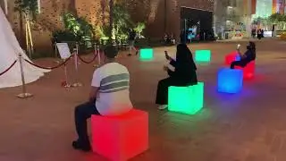Svetska izložba EXPO 2020, Dubai, večernji performans, izdiže se...