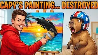 They Accused a Capybara of Ruining Art&mdash;The Truth Changed Everything 🎨🐾 | 4K