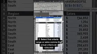 Excel tip to find average with multiple criteria