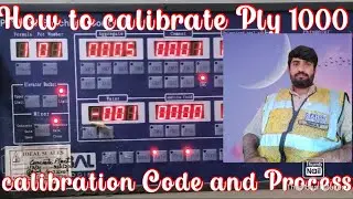 Bosure PLY 1000 calibration Info.