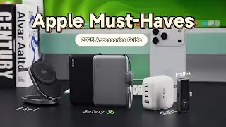 2025 Apple Accessories Guide 🍎 | Must-Have iPhone 17 Gear:  ProRes Storage, Power Banks & Chargers