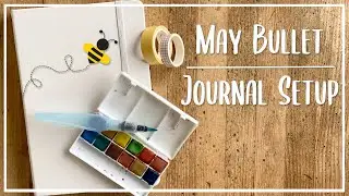 May 2020 BuJo Setup | 🌻 🐝 Honey Bee Theme