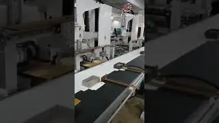 Automatic gift box case folding forming making machine with feeding system