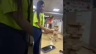 Jenga game challengesopra steria #soprasteriaindia #officechallenge