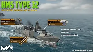 Modern Warships : HMS Type 32 Frigate || New Gacha Ship || Classified Cargo || MW