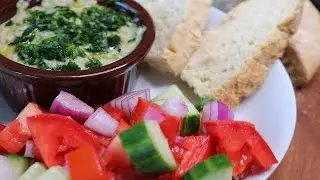 Mixed Bean Pate on Homemade crusty bread and fresh salad (Friendly Food for Diabetics/ Vegetarians)