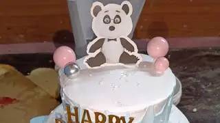 Harif cake kalakar  लाइव है!butter sckotch crush 🥰 cake design idea