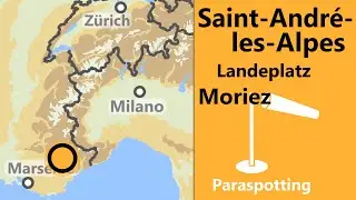 Landeplatz Moriez Saint-André-les-Alpes Haute-Provence Südfrankreich | Paraspotting