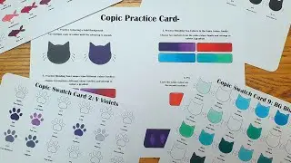 Copic Demonstration- Lifting a Darker Background using a Lighter Marker