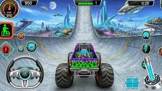 Monster Truck Mega Ramp Impossible Driver -4x4 Ultimate Car Stunts GT Racing - Android GamePlay