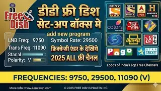 🛰️ DD Free Dish MPEG2 Box में Add New Program से All Channel कैसे चलाएं | 2025 Working Trick
