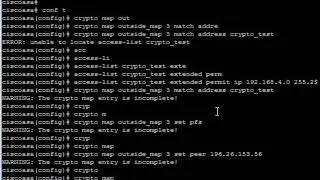 Cisco IPsec L2L site-to-site VPN tunnel tutorial (from CLI)